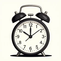 an alarm clock illustration by hermes