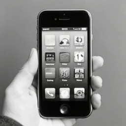 an early 1900s photo of an iphone