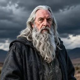 bernie sanders as gandalf the grey digital art