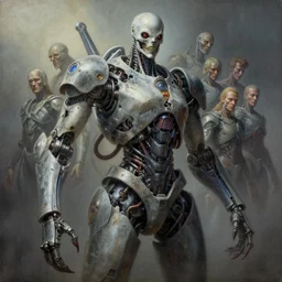 airbrushed broken cassiepian year 3 0 0 0 mold imbued heme machine by wayne d barlowe, jack kirby, kelly freas, donato giancola, geof darrow, alex ross, basil gogos, philippe druillet, fine art masterpiece baked at 3 0 0 f, matte painting, cold lighting, aged with sunlight, award winning horror, photorealistic