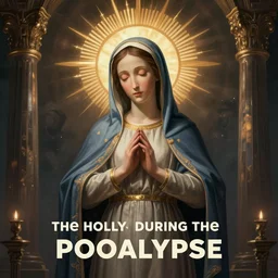 the holy mary during the apocalypse, digital art, trending on artstation