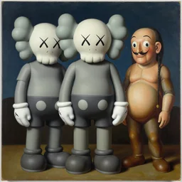 3 d typography by kaws, james jean and salvador dali and shusei nagaoka, oil on canvas, surrealism, neoclassicism, renaissance, hyper realistic, cell shaded, 8 k