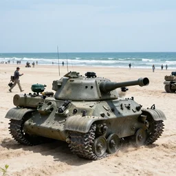 d - day, beach, photo, detailed