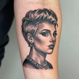 pixie, lgbtqia, tattoo by Ryan Ashley
