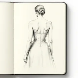 sketchbook back, magnificent, medium shot, details, sharp focus, elegant, highly detailed, illustration, by jordan grimmer and greg rutkowski, intricate, beautiful, trending artstation, pixiv, digital art
