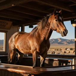 Nevada city bar called crazy horse
