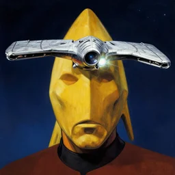 star trek enterprise face of with a klingon bird of prey