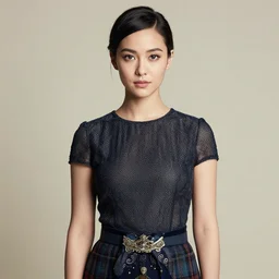 a gorgeous scottish american photo, professionally retouched, soft lighting, realistic, smooth face, full body shot, torso, dress, perfect eyes, sharp focus on eyes, 8 k, high definition, insanely detailed, intricate, elegant, artgerm and jason chan and mark litvokin