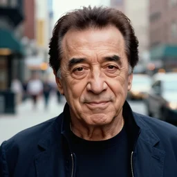 closeup portrait Danny Devito striking a pose in a new york street, by Steve McCurry and David Lazar, natural light, detailed face, CANON Eos C300, ƒ1.8, 35mm, 8K, medium-format print