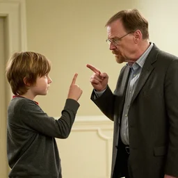 walter white fighting kid named finger