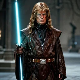 Donald Trump as Sheev Palpatine in Star wars (1980) cinemascope and technicolor