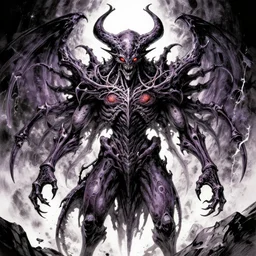 a eldritch abomination by kentaro miura, highly detailed n-6
