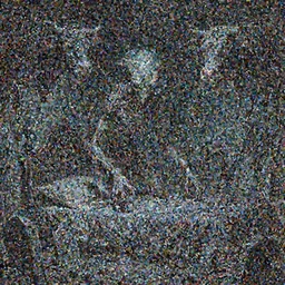 demonic alien with long fingers at the foot of the bed in a dark room surrounded by tombstones and floating cows, Beksinski