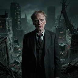 roger deakins cinematography. a lovecraftian horror destroying a city. highly detailed. ambient occlusion