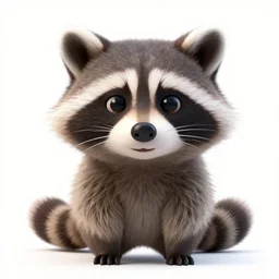 a cartoon raccoon with a face like elvis
