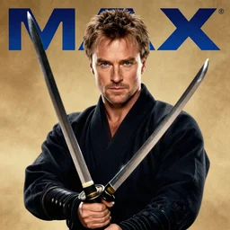 handsome and strong kurdish samurai wielding a katana in a movie directed by christopher nolan, movie still frame, promotional image, imax 7 0 mm footage, perfect symmetrical facial features
