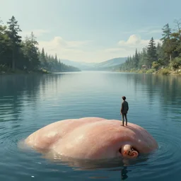 beautiful scenery, water, flesh, pristine, future, nature, by Ross Tran, Basil Gogos,  Laurie Lipton, Zdzisław Beksiński, Junji Ito, Laurie Lipton,  and Michael Whelan, distant, gustav dore, H.R. Giger, 8k, hd, 4k, hyper, realistic, octane render