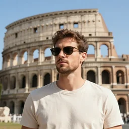 a still of man wearing sunglasses in ancient rome