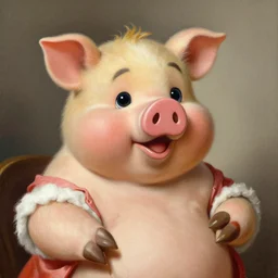 Miss Piggy painted by Ingres