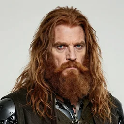 portrait of hagrid cyborg, perfect faces, fine details