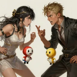 guys arguing during a poke match. angry intricate, elegant, highly detailed, digital painting, artstation, concept art, sharp focus, illustration, by justin gerard and artgerm, 8 k