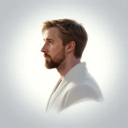 side profile centered painted portrait, Ryan Gosling as a wind sorcerer, D&D, cell-shaded, matte painting concept art, bright backlit, official fanart, 4k, Pinterest, by Jesper Ejsing and RHADS and Makoto Shinkai and Louis can baarle and ilya kuvshinov and rossdraws and Cushart Krentz and Gilleard James and Alphonse Mucha - H 704