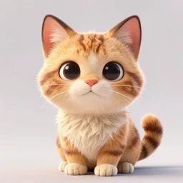 very cute disney pixar cat, detailed fur, concept artwork, 3 d render official art, zootopia, cartoony, adorable design, hq, artstationhd