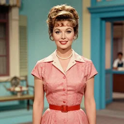 a 1980s woman in a 1950s technicolor movie