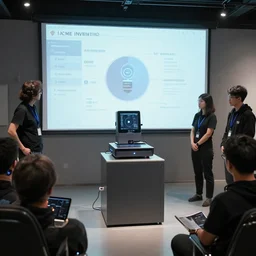 a new innovation by ACME INVENTIONS - Antichrist Interface - demonstration underway