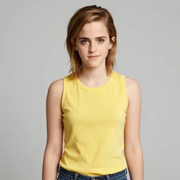 emma watson dressed as a cheese puff, photography