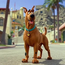 A film still of Scooby Doo in Mulholland Drive (2001)