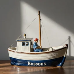 new england fisherman, bossons vintage chalkware,