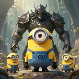 a minion as a dark souls final boss, 4 k