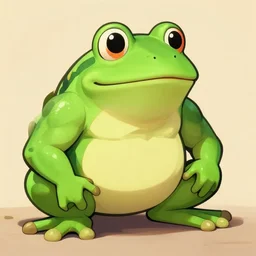 frog! muscular arms!!!!!!