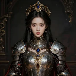 imperial princess knight ( ( ( gothic ) ) ) girl. intricate, centered, amazing composition, by ruan jia, by robert hubert, by zhang kechun, illustration