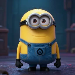 despicable me minion humanoid, horror, horror film still