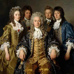 a rococo and neoclassical portrait of the beautiful king pelei and the beautiful fetid by hiroko sakai and kago shintaro and gerald brom and horley alex, 8 k