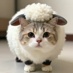 cute cat - sheep hybrid