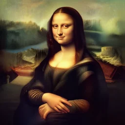 the mona lisa, anime key visual, trending on pixiv