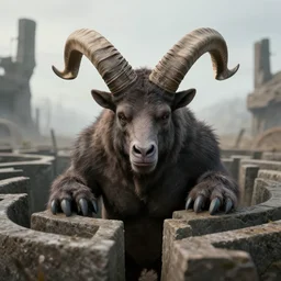 orc with maze of horns