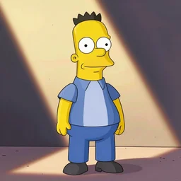 saul goodman in the simpsons, cartoon image