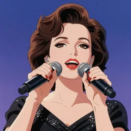 photo portrait of singer alla pugacheva the woman who sings 1 9 7 7 anime