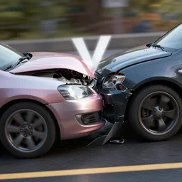 high - speed car accident beam ng 3 dfx vfx render octane blender render unreal engine 5 crytek engine hyperrealism photo - realistic head on collision