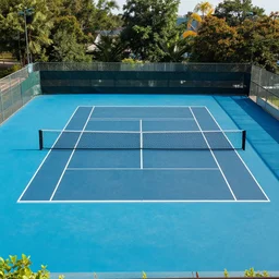6 0 s art of tennis court at the pool