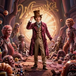 The fatal after effects of Willy Wonka’s untested candy, corpses that became unrecognizable