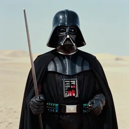 a film still of darth vader in lawrence of arabia ( 1 9 6 2 ), technicolor