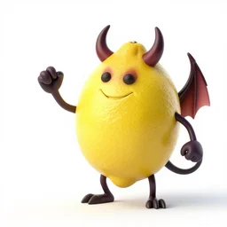 an anthropomorphic lemon summoning a demon, photo, highly detailed, 4k