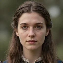 incredibly realistic, too detailed closeup headshot of a georgian woman with long hair, centered portrait, octane render, bump mapping, global illumination, unreal engine 5, 8 k, bokeh, d & d digital art, mark ryden, rob gonsalves