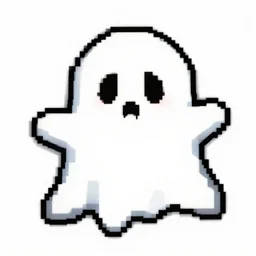 ghost game sprite 8-bit pixel art, deviantart