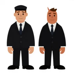 symmetrical : : clean cel shaded vector art : : cockroach character securityguard : : black suit tie : : head torso legs feet : : horton hears a who! movie : : artstation hd : : behance hd